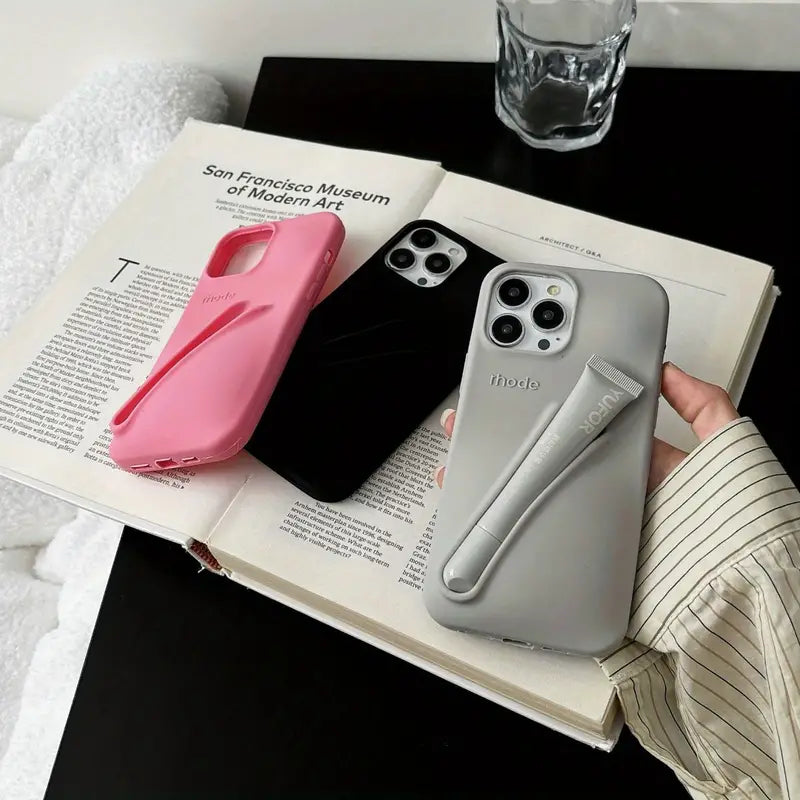 iPhone Case With Lipstick Holder