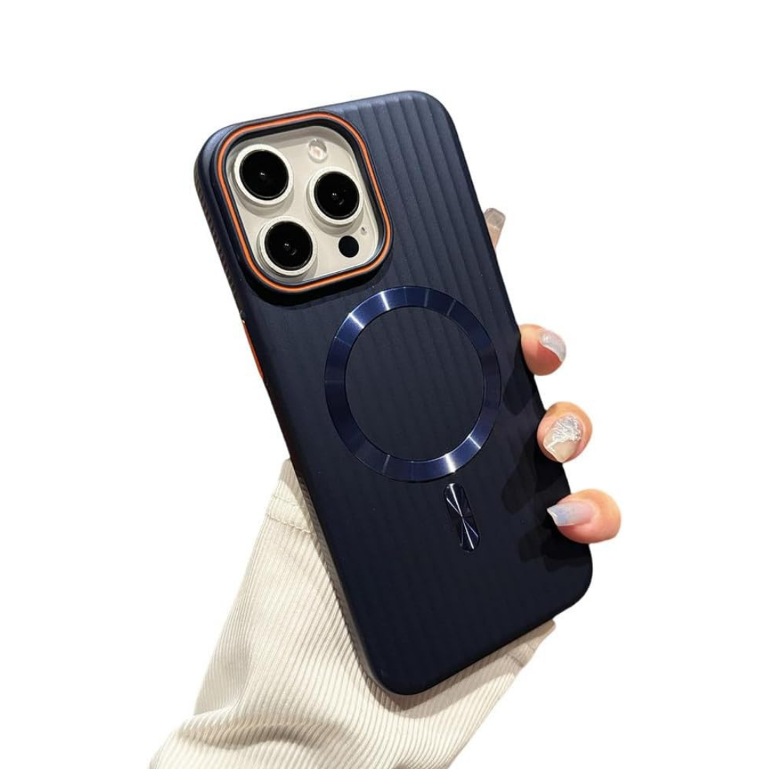 Striped Matte Magnetic Phone Case