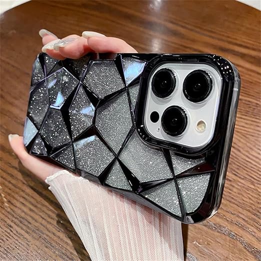 iPhone All Model Cover- 3D Glitter Case