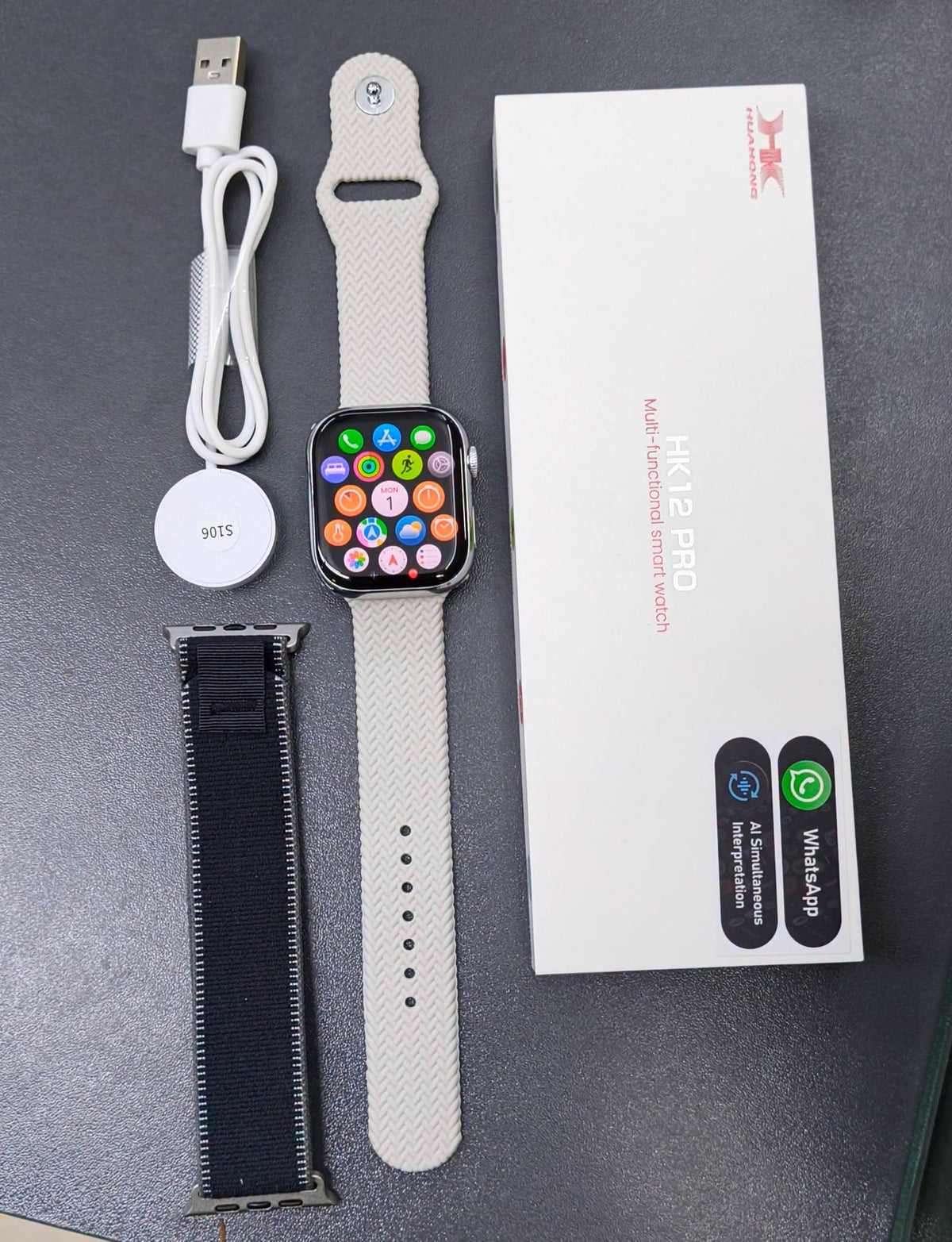 Apple Series 12 Style Smart Watch – 46mm Display