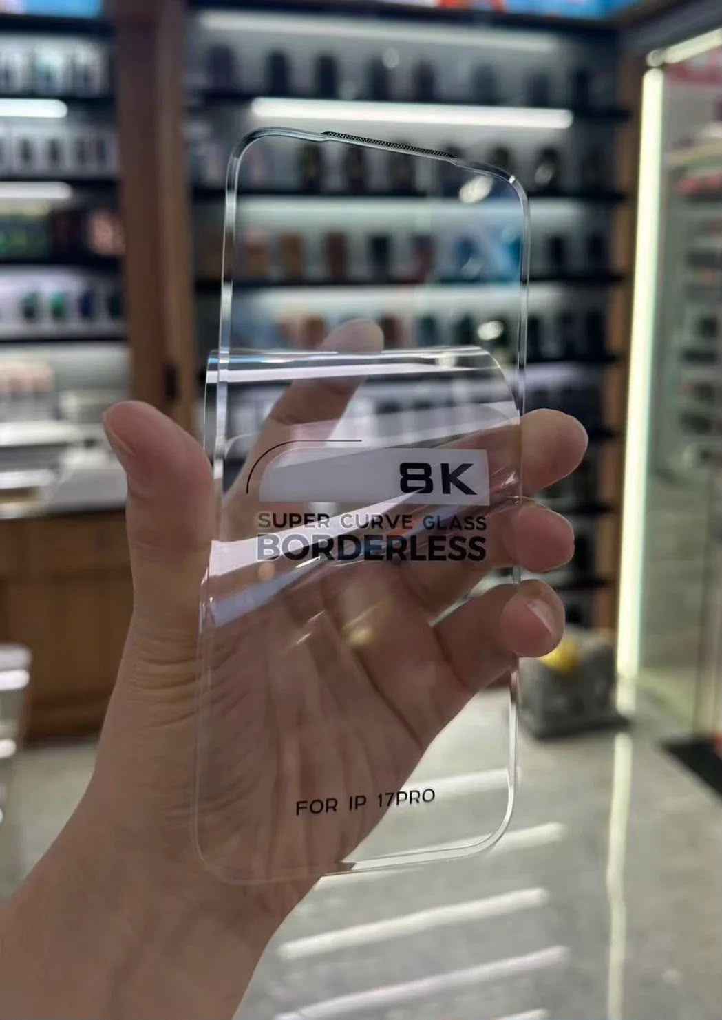 Xmart 8K Borderless Curved Glass Screen Protector – Full Screen Protection