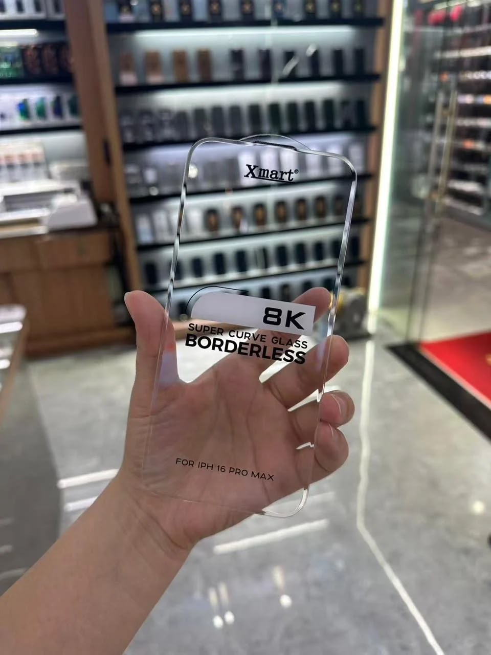 Xmart 8K Borderless Curved Glass Screen Protector – Full Screen Protection