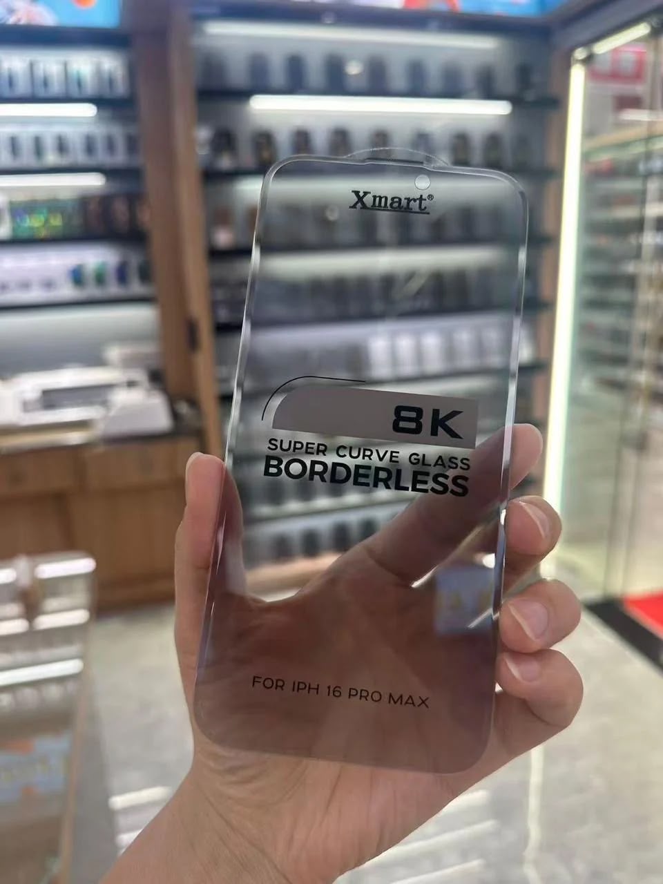 Xmart 8K Borderless Curved Glass Screen Protector – Full Screen Protection