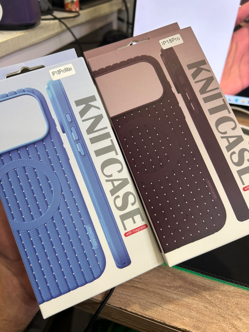 YoungKit KNITCASE Magnetic Case for iPhone – Premium Textured Protective Cover