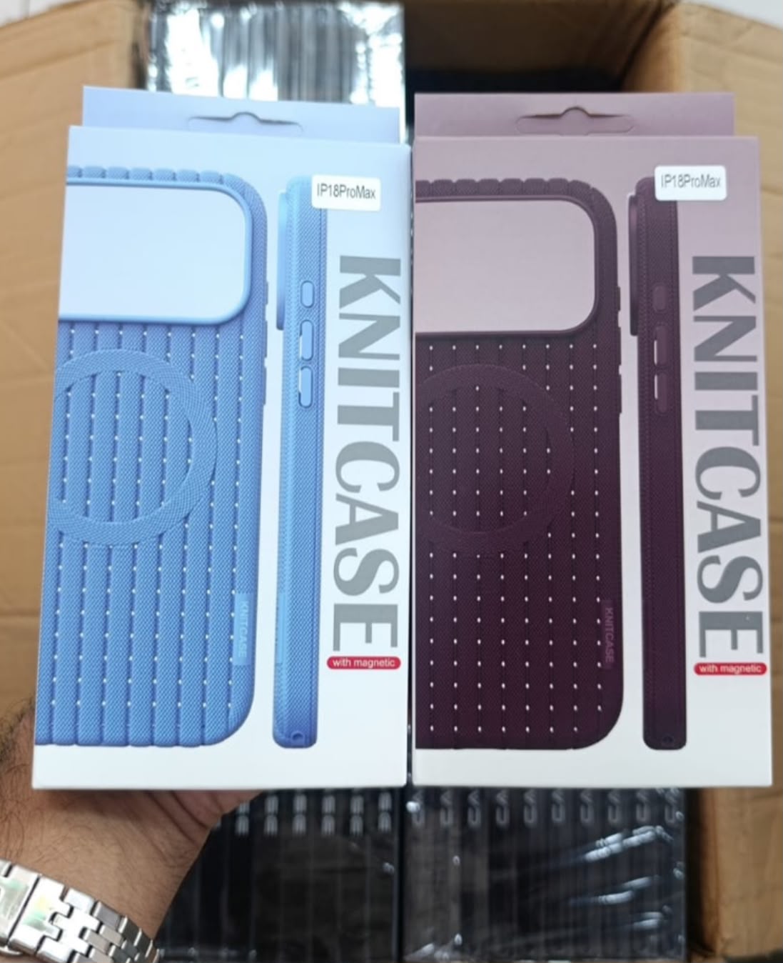 YoungKit KNITCASE Magnetic Case for iPhone – Premium Textured Protective Cover