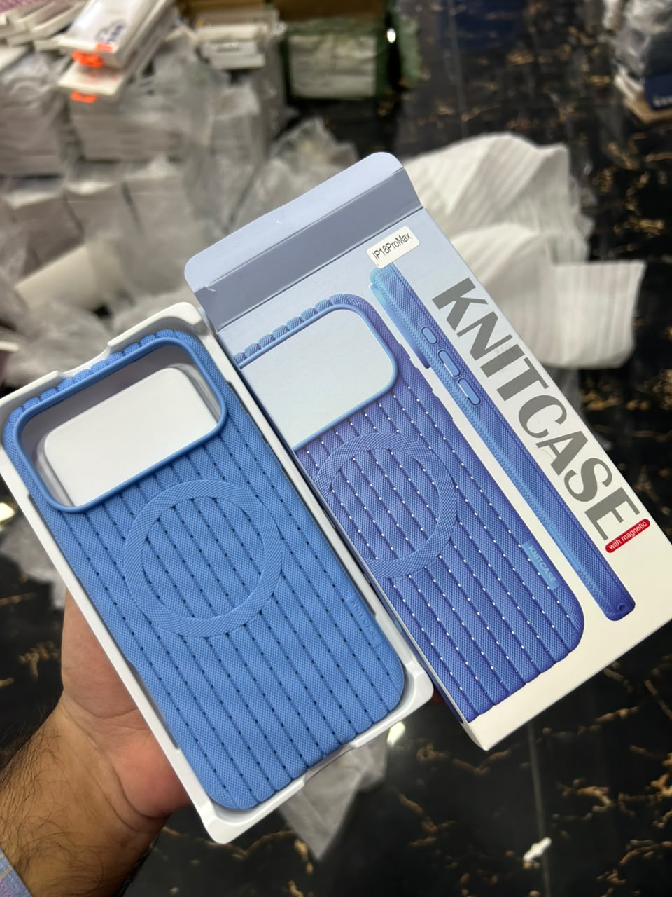 YoungKit KNITCASE Magnetic Case for iPhone – Premium Textured Protective Cover