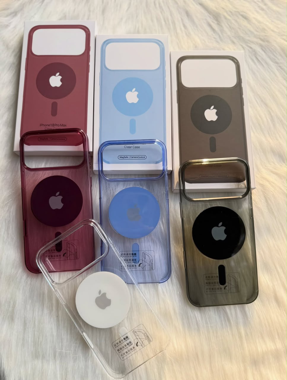 New Apple 1:1 MagSafe Clear Case  with Camera Control Button