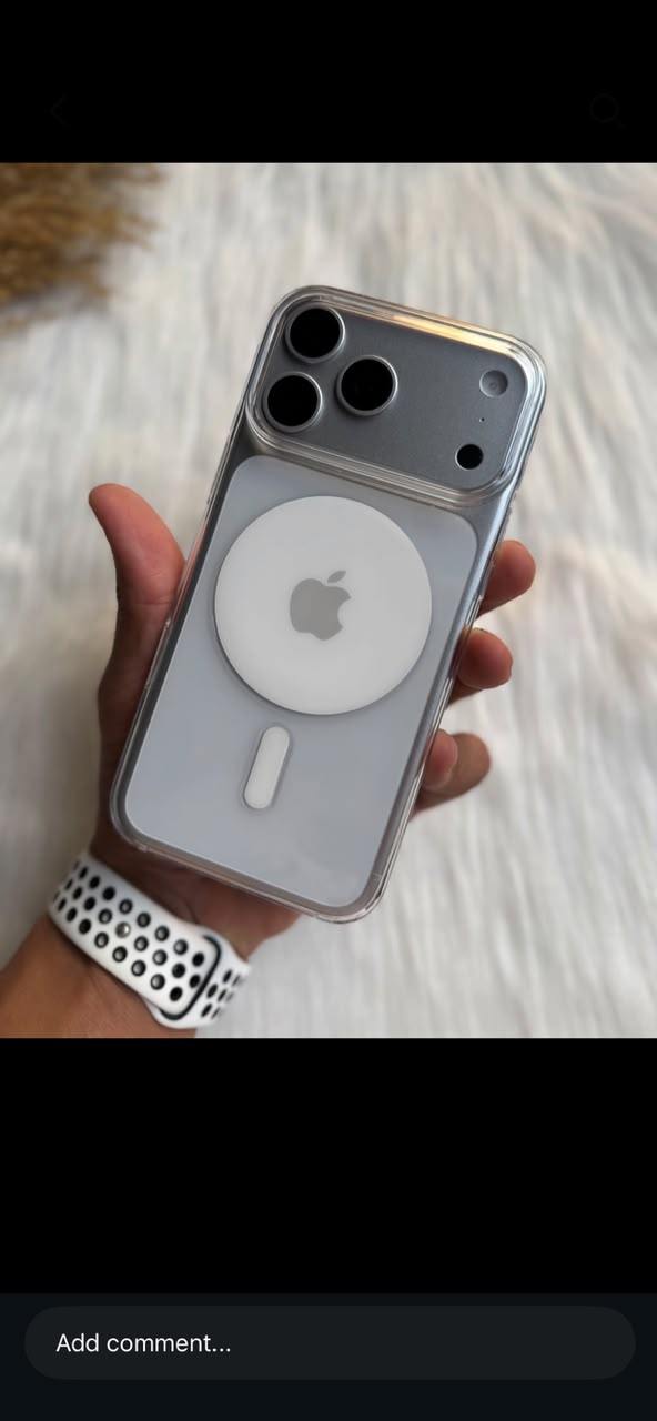 New Apple 1:1 MagSafe Clear Case  with Camera Control Button