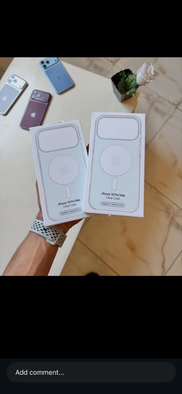 New Apple 1:1 MagSafe Clear Case  with Camera Control Button