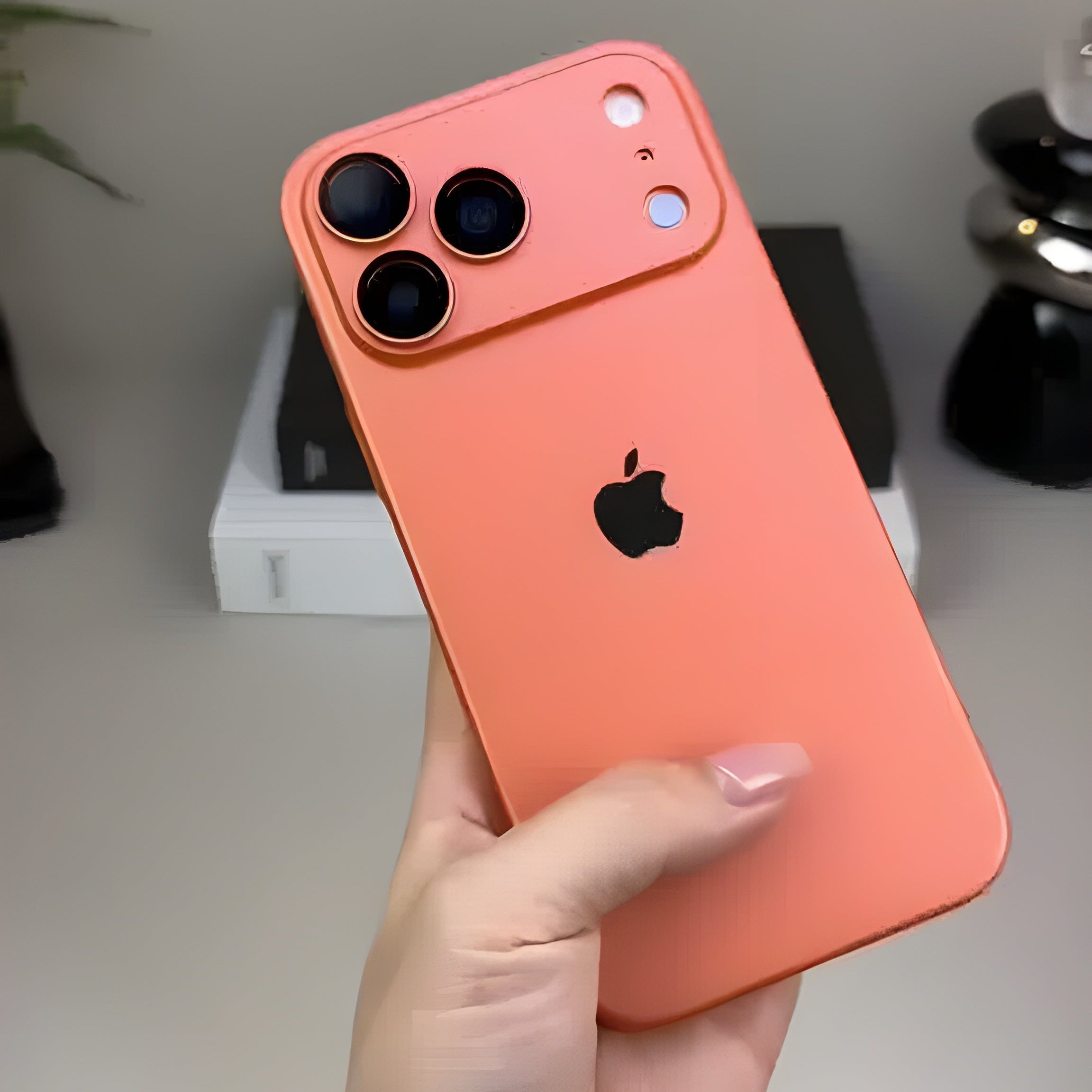 iPhone PC Matte Shine Logo & Camera Protection Cover