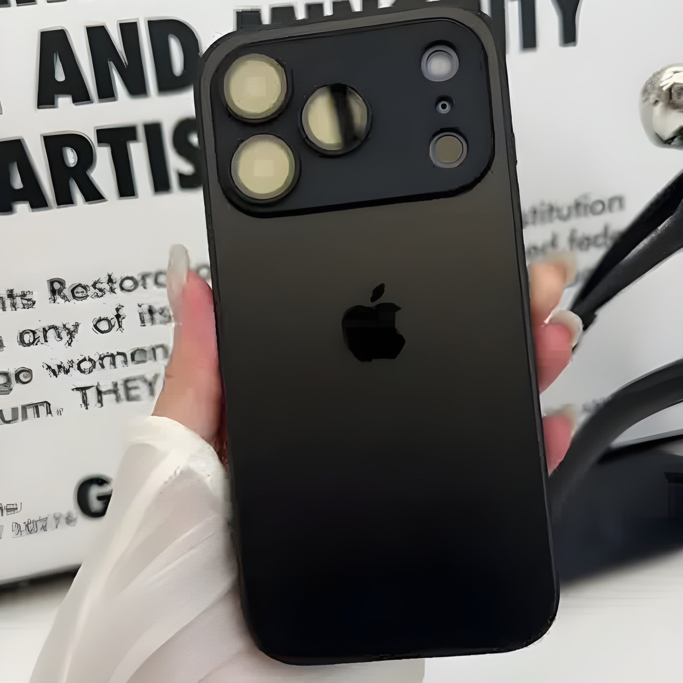 All Model Cover-Premium PC Matte with Shine Logo with Camera Protection