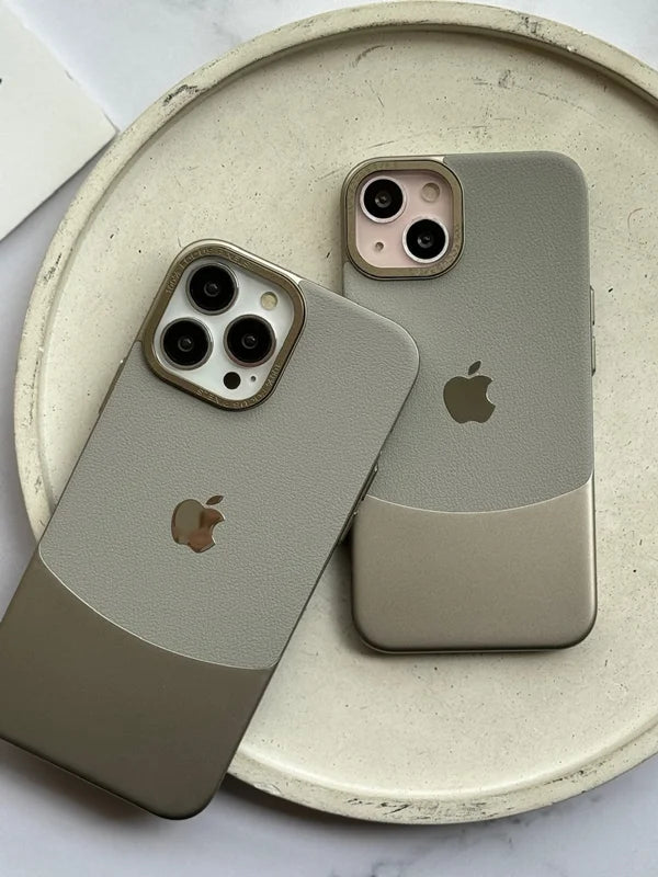 iPhone Velvet Touch Dual-Tone Case