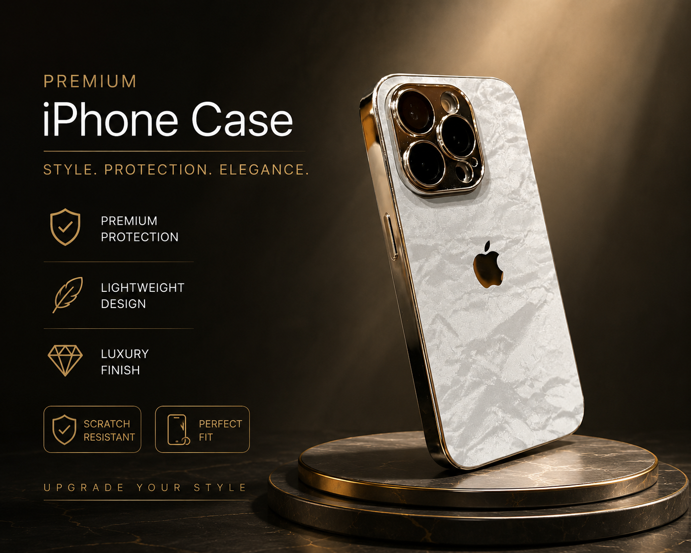 Arctic Marble Edge Case