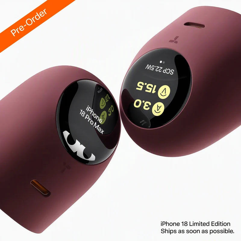 TORRAS FlashEye-Dot Smart Interactive Display Charger – 45W Fast Charging Adapter