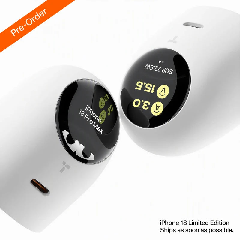 TORRAS FlashEye-Dot Smart Interactive Display Charger – 45W Fast Charging Adapter