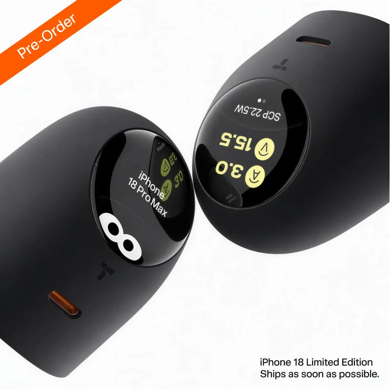 TORRAS FlashEye-Dot Smart Interactive Display Charger – 45W Fast Charging Adapter